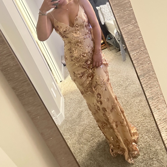 Lulus sequin maxi dress - Picture 4 of 4